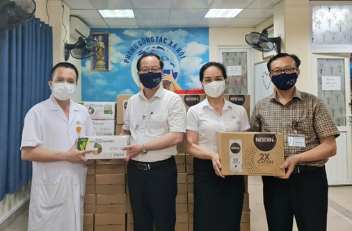 Nestlé Việt Nam hỗ trợ lực lượng tuyến đầu chống dịch Covid-19